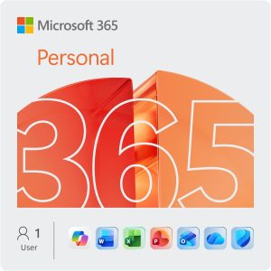 Microsoft 365 Personal | 6-Month Subscription, 1 Person | Premium Office apps | 1TB OneDrive Cloud Storage | PC/Mac Download